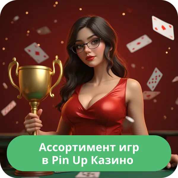 Ассортимент игр в Pin Up Казино